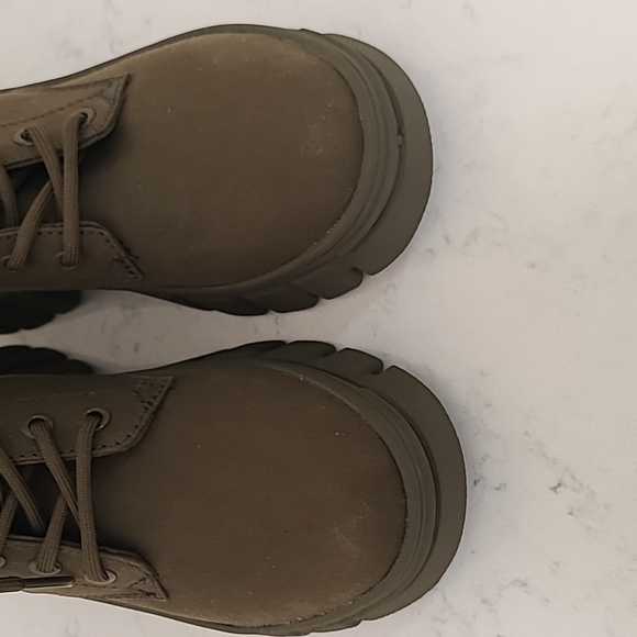 Guess Lug sole canvas boot olive green size 6.5 - Picture 5 of 7